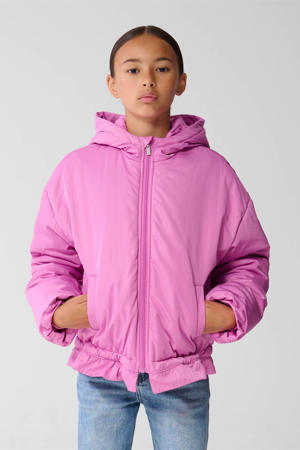 winterjas roze