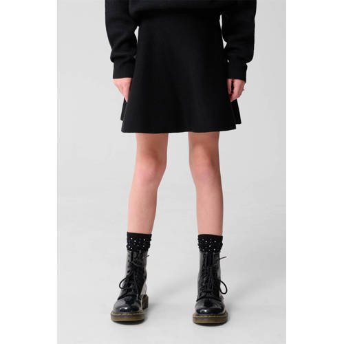 Shoeby korte rok zwart Meisjes Acryl Effen - maat 110/116 afbeelding
