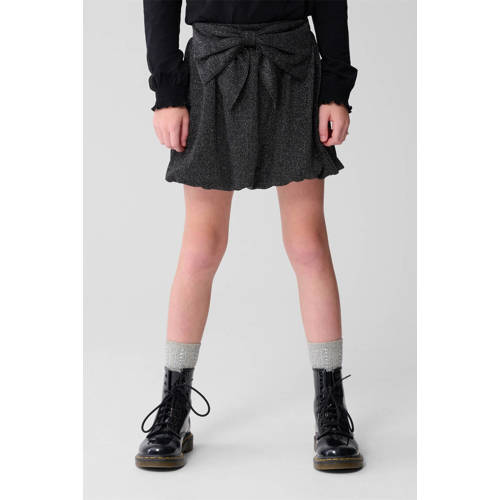 Shoeby mini rok zwart Meisjes Polyamide Effen - maat 110/116 afbeelding