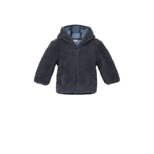 s.Oliver teddy jas herfst antraciet Grijs Meisjes Polyester Capuchon Effen