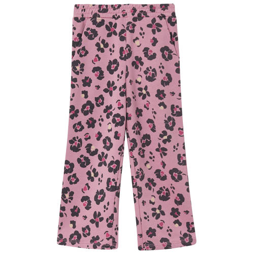 s.Oliver gebloemde casual broek lichtroze Meisjes Katoen Bloemen - maat 98 afbeelding