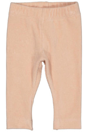 fluwelen regular casual broek lichtroze