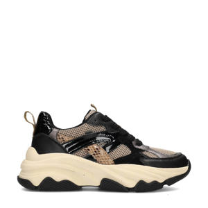 Gigi chunky sneakers zwart/beige
