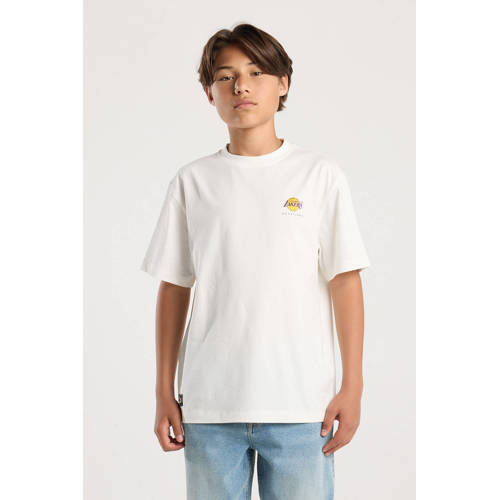 America Today T-shirt wit Jongens Katoen Ronde hals Backprint - maat 170/176 afbeelding