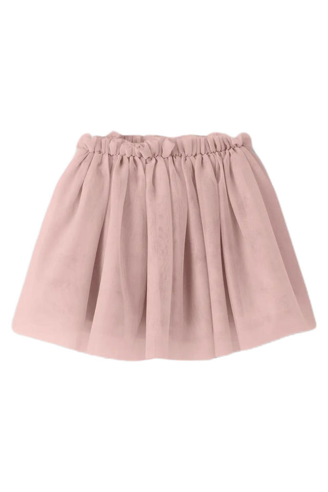 Mesh rok, A-lijn, 3D-volants, ondoorzichtige voering, hemelsblauw | Happy Size Mesh rok, A-lijn, 3D-volants, ondoorzichtige voering, hemelsblauw | Happy Size