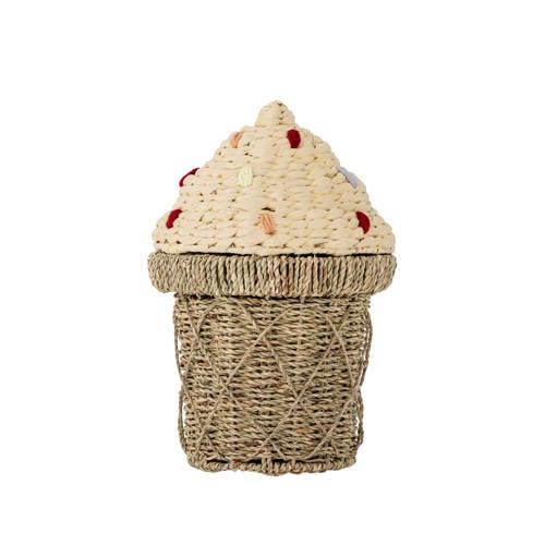 Bloomingville Mini mand Cillie Opbergmand Ecru | Opbergmand van Bloomingville Mini afbeelding