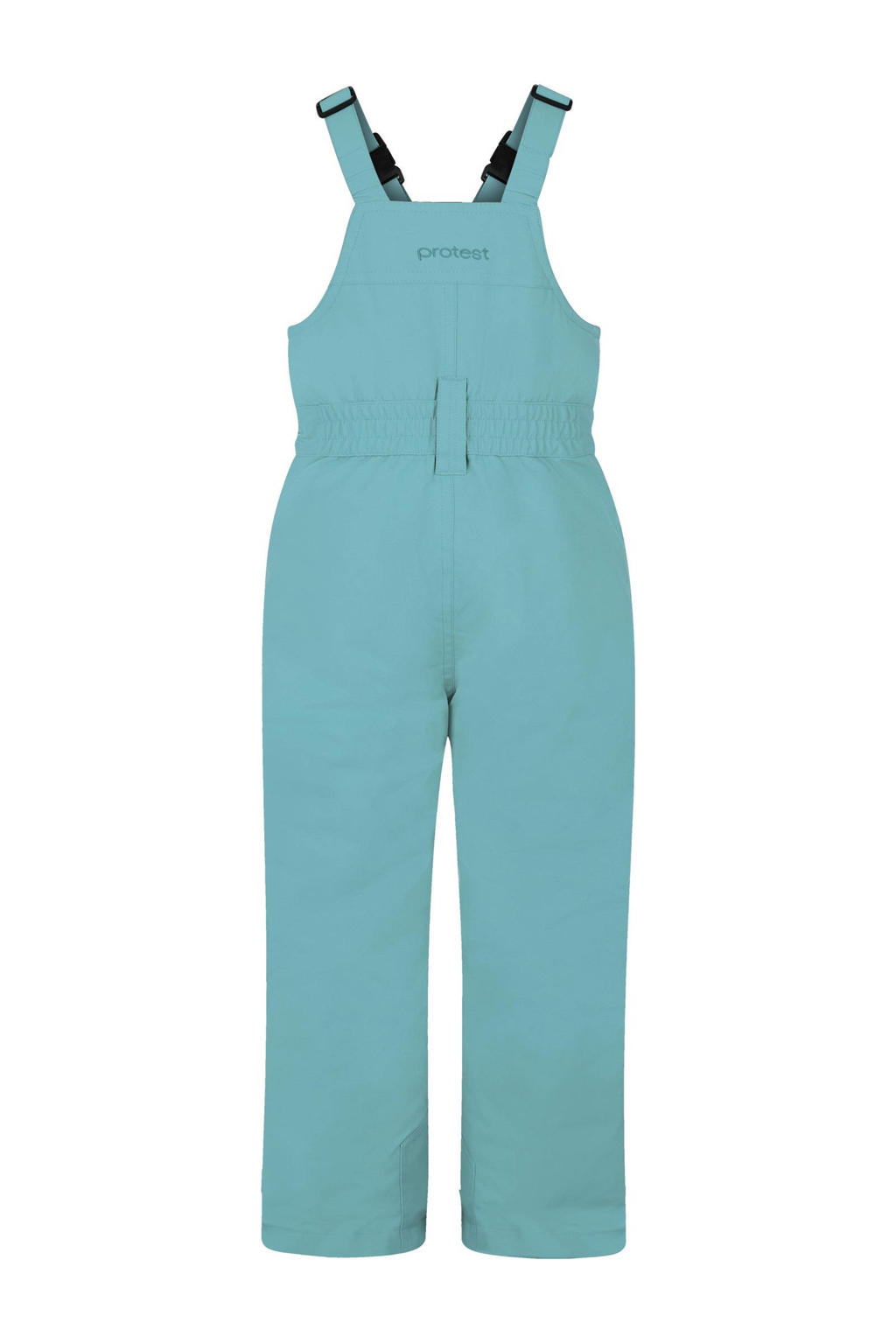 Blauwe meisjes Protest ski-salopette PRTNeutroi TD van polyester met regular fit, rits met windvanger en effen