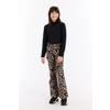 Protest PRTClassys skibroek met panterprint beige/zwart