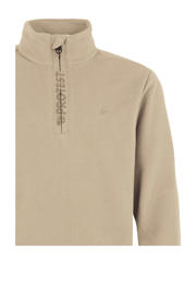 thumbnail: Beige jongens Protest Ski Pully Reperfecty van polyester met effen en lange mouwen