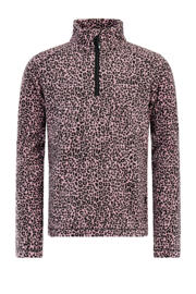 thumbnail: Roze en zwarte meisjes Protest skipully PRTRemissy JR van polyester met dierenprint en lange mouwen