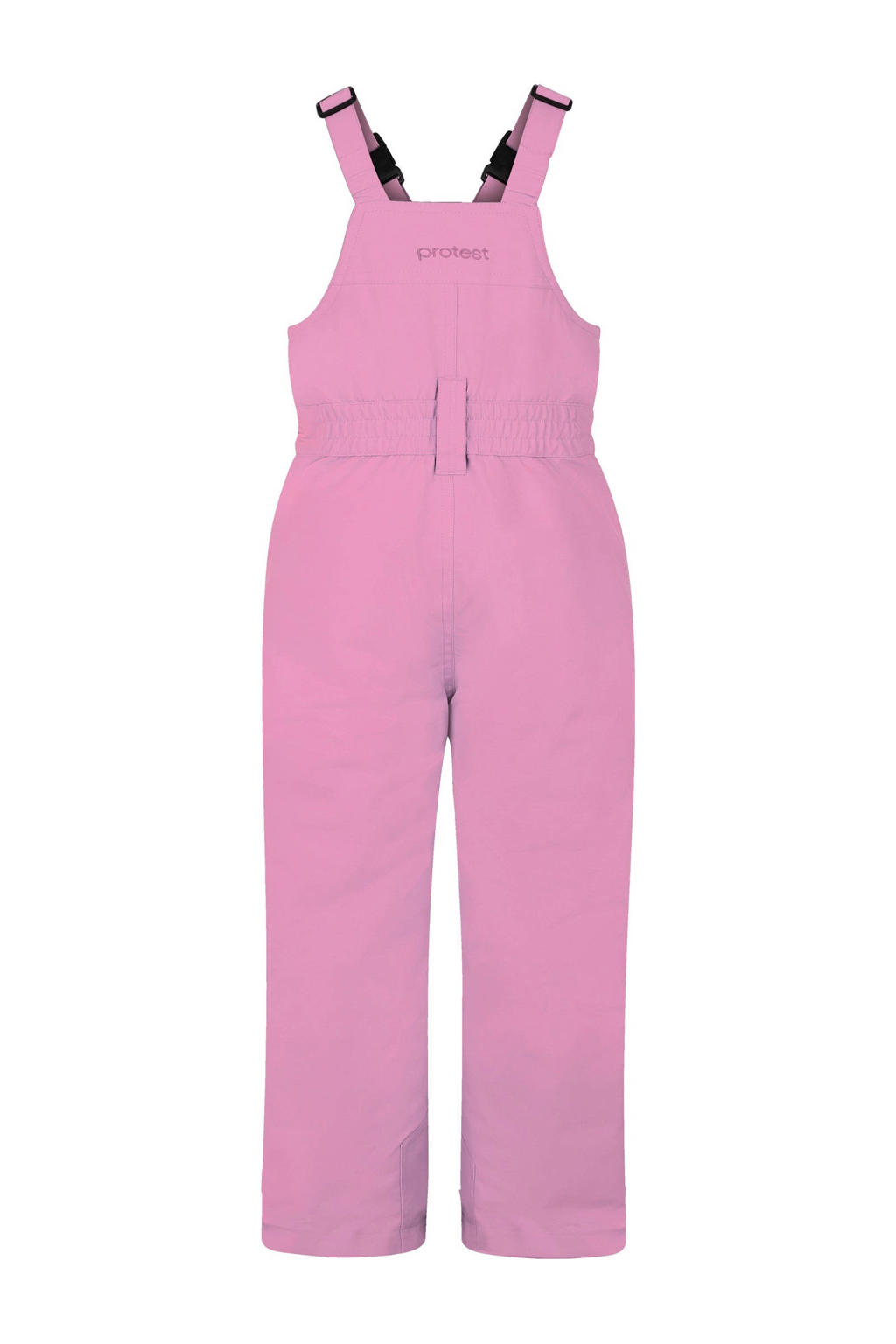 Roze meisjes Protest ski-salopette PRTNeutroi TD van polyester met regular fit, rits met windvanger en effen