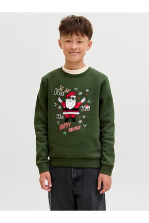 kerstsweater donkergroen