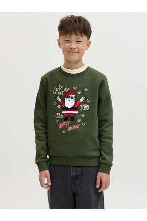 kerstsweater donkergroen