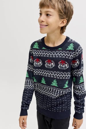 kersttrui donkerblauw