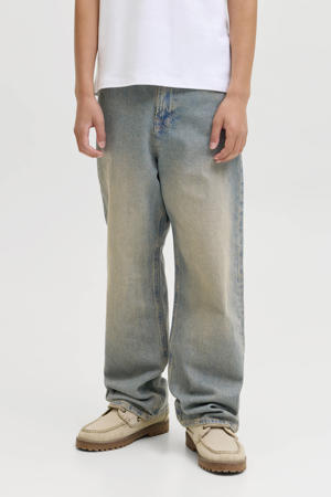loose fit high waist loose fit jeans medium blue denim