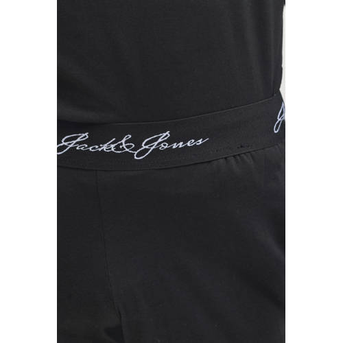 JACK & JONES JUNIOR longsleeve + broek zwart Shirt + broek Jongens Katoen Ronde hals - maat 128 afbeelding