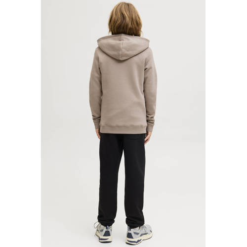 JACK & JONES JUNIOR hoodie zand Sweater Beige Logo - maat 152 afbeelding