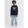 JACK & JONES JUNIOR relaxed high waist loose fit jeans medium blue denim