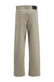 thumbnail: Lichtbruine jongens JACK & JONES JUNIOR high waist loose fit jeans van stretchdenim met effen