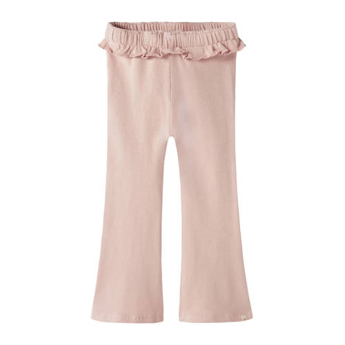 LIL' ATELIER MINI flared casual broek lichtroze Meisjes Stretchkatoen Effen - maat 92 afbeelding