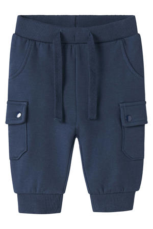 regular cargo broek donkerblauw