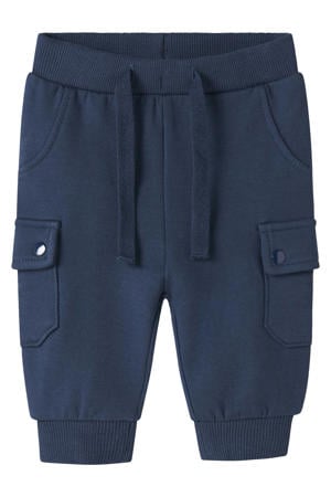 regular cargo broek donkerblauw