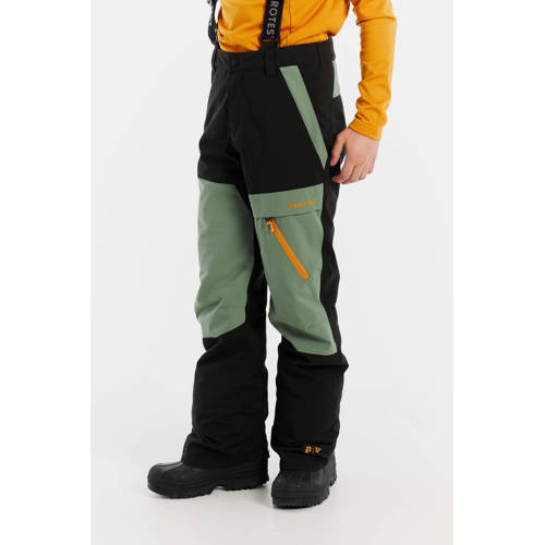 Protest skibroek PRTRoy Jr. zwart/groen Jongens Polyester Meerkleurig - maat 152 afbeelding
