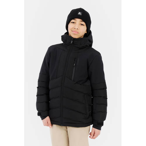 Protest softshell ski-jas PRTBrucer JR zwart Skijack Effen - maat 176 afbeelding