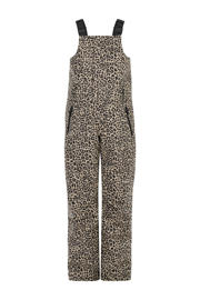 thumbnail: Beige en zwarte meisjes Protest ski sjalopette PRTJulia van polyester met regular fit, ritssluiting en dierenprint