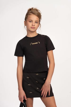 T-shirt zwart