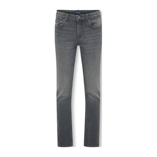 ONLY & SONS JUNIOR regular waist regular fit jeans grey denim Grijs Effen - maat 146 afbeelding