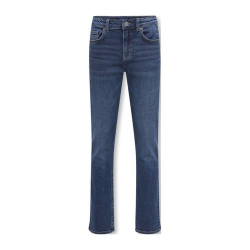ONLY & SONS JUNIOR regular waist regular fit jeans dark blue denim Blauw - maat 152 afbeelding