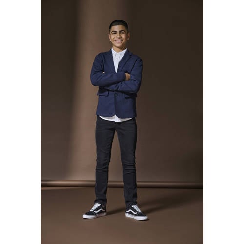 ONLY & SONS JUNIOR regular waist regular fit jeans black denim Zwart Effen - maat 134 afbeelding