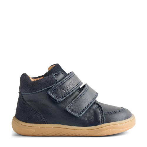 Wheat Barry leren sneakers donkerblauw Jongens Leer Effen - maat 24 afbeelding