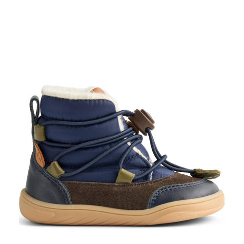 Wheat Milan Tex gevoerde enkelboots donkerblauw Jongens Leer Meerkleurig - maat 22 afbeelding