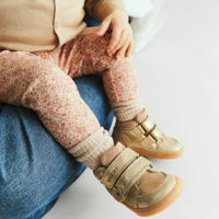 thumbnail: Wheat leren sneakers goud/roze