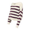 ONLY MATERNITY zwangerschaps trui gebreid ecru/bruin