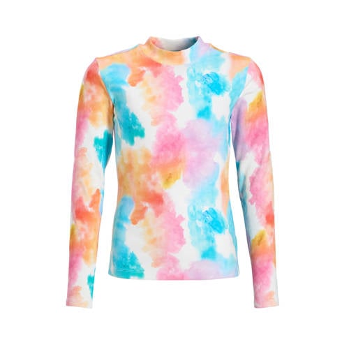 Coolcat longsleeve roze Meisjes Stretchkatoen Ronde hals Tie-dye - maat 170/176 afbeelding