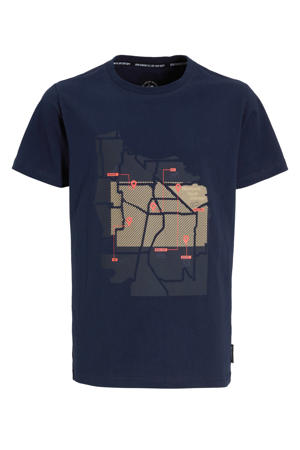 T-shirt marineblauw