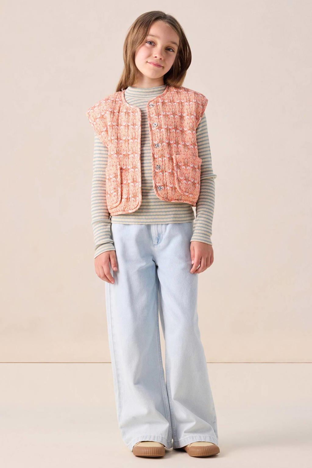 Sissy-Boy teddy gilet oranje
