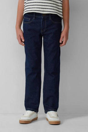 slim fit  waist regular fit jeans dark blue denim