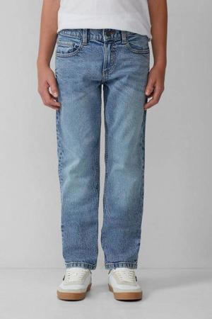 slim fit  waist regular fit jeans light blue denim