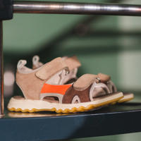 thumbnail: Bisgaard leren sandalen bruin/oranje