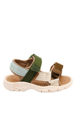 sandalen groen/bruin