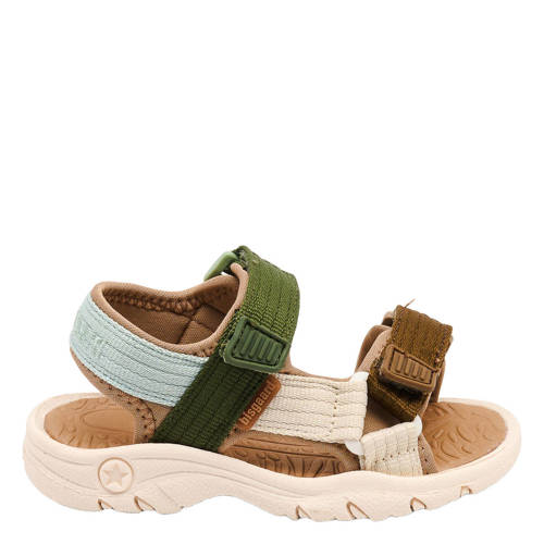 Bisgaard sandalen groen/bruin Jongens Textiel - maat 35 afbeelding