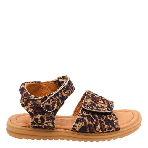 Bisgaard Andrea leren sandalen panterprint Bruin Meisjes Leer Panterprint - maat 30 afbeelding