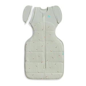 overgangsslaapzak SwaddleUp Fase 2 WARM Olive Bees groen