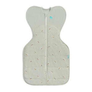 inbakerslaapzak Swaddle Up WARM Olive Bees groen