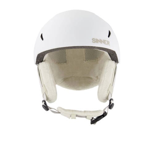 Sinner Junior skihelm Crest mat wit Jongens/Meisjes Kunststof - maat S