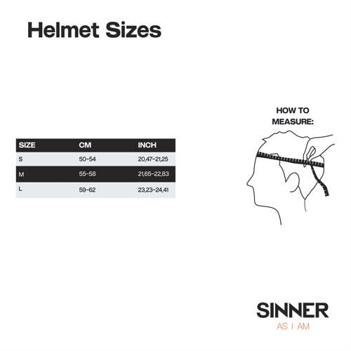 Sinner Junior skihelm Crest mat zwart Jongens/Meisjes Kunststof - maat S